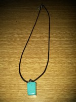 colgante turquesa
